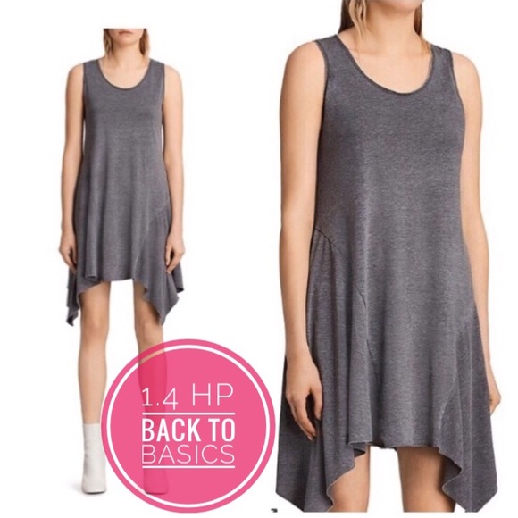 All Saints Dresses & Skirts - All Saints Tany Dress Coal Grey NWT Versatile
